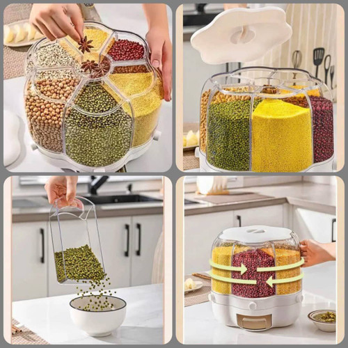 جاحبوباتی چرخشی گل سایز بزرگ حجم15کیلو