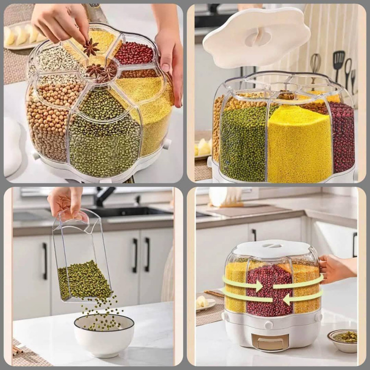 جاحبوباتی چرخشی گل سایز بزرگ حجم15کیلو