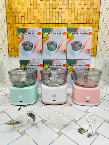 خردکن و همزن ۳ تیغه شارژی