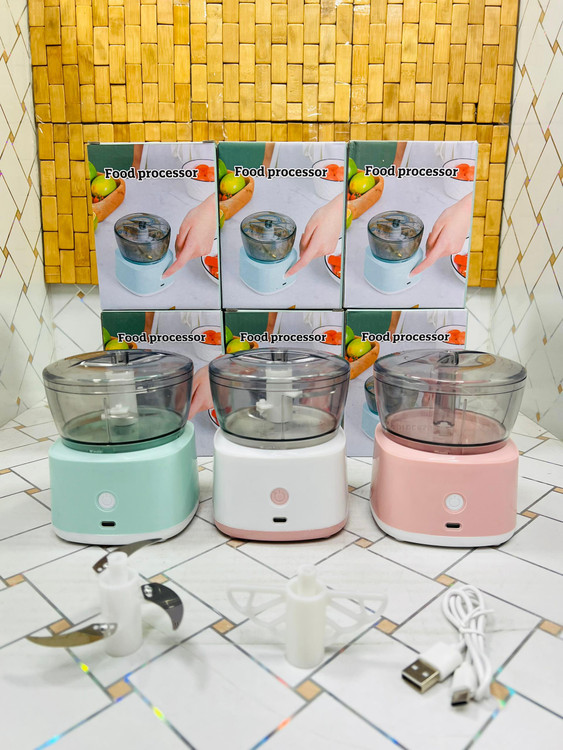 خردکن و همزن ۳ تیغه شارژی