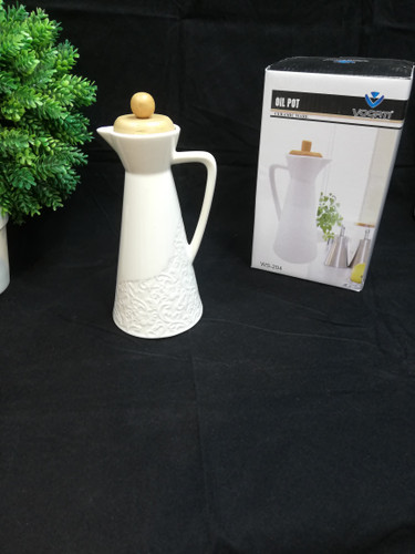 روغن ریز سرامیکی درب بامبو طرح دار