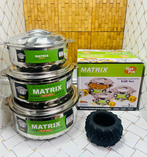 ظروف گرم نگهدارنده هندی 3 تکه