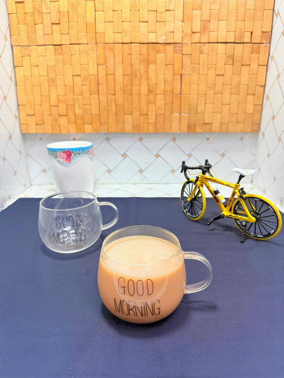 لیوان پیرکس گود مورنینگ سایز 280ML میل