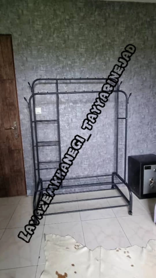 رگال دوبل چرخدار دو طبقه تحمل وزن تا 58 کیلو