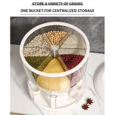 جا حبوباتی و جا تخم مرغی شش خانه چرخشی