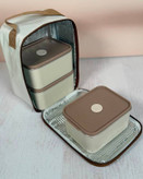 لانچ باکس 3تیکه مستطیل کیف دار