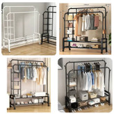 رگال دوبل چرخدار قابل حمل روکش دار تحمل وزن 58 کیلو گرم