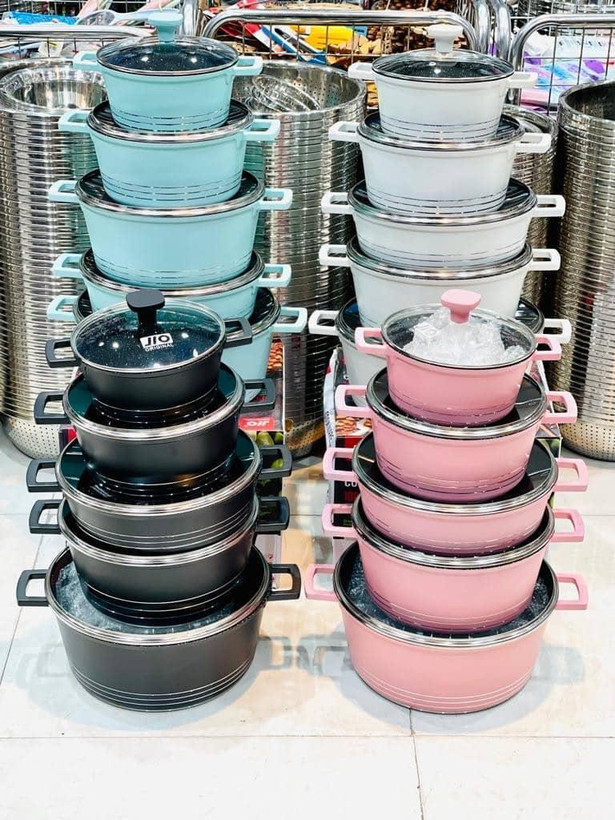 سرویس قابلمه ۱۰ تکه طرح جدید