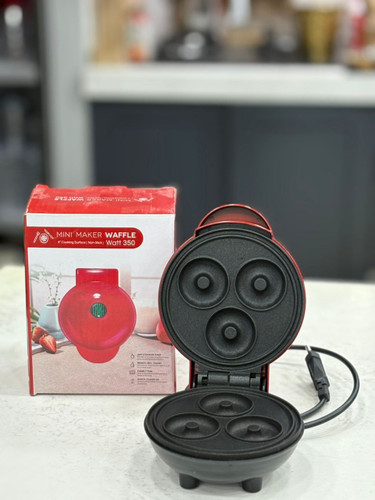 مینی دونات ساز رنگ قرمز