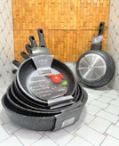 ماهیتابه چدنی 7 لایه ضخیم نانو گرانیت ضد خش و نچسب