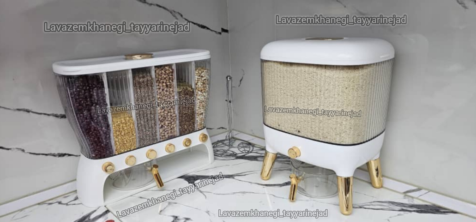 ست جاحبوباتی و جابرنجی مستطیل مدرن و نظم آشپزخانه شما