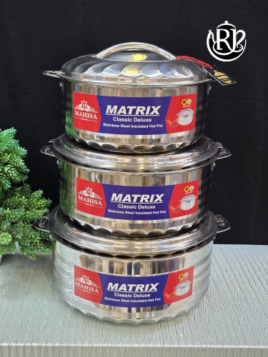 ظرف گرم نگهدارنده هندی 3 تکه