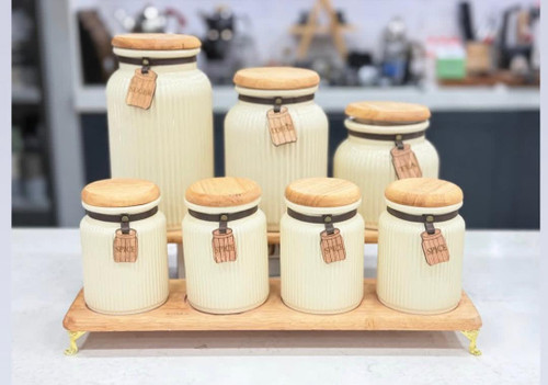 جاادویه 7 تکه جنس سرامیکی درب واشردار